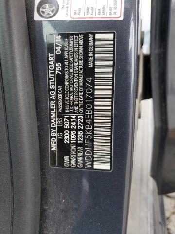 WDDHF5KB4EB017074 Mercedes-Benz E 350