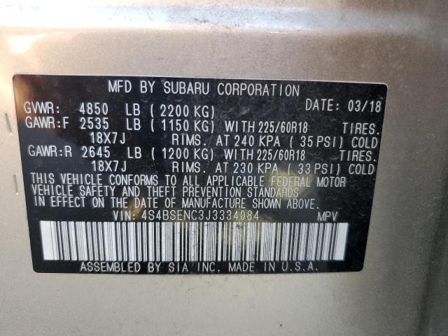 4S4BSENC3J3334084 Subaru Outback 3.6r Limited