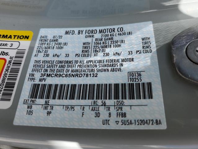 3FMCR9C65NRD78132 Ford Bronco Sport Outer Banks