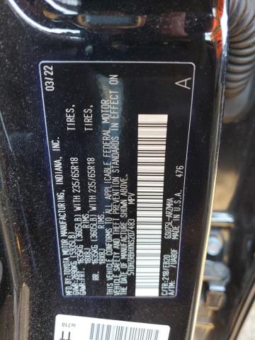 VIN 5TDHZRBHXNS207483 2022 Toyota Highlander, Xle no.14