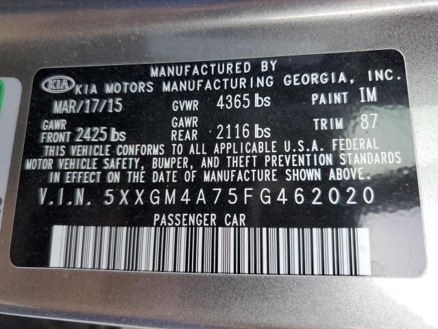 5XXGM4A75FG462020 KIA Optima Lx