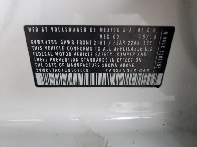 2016 VOLKSWAGEN GOLF SPORT - 3VWC17AU1GM509068