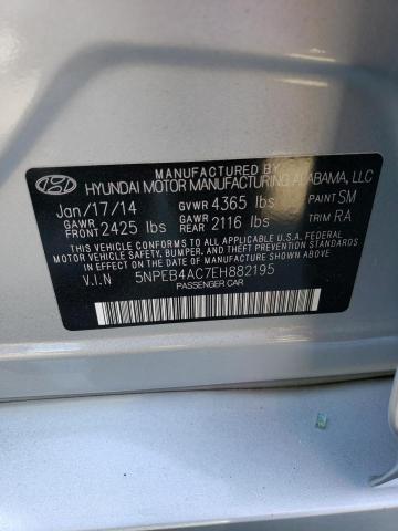 5NPEB4AC7EH882195 Hyundai SONATA GLS