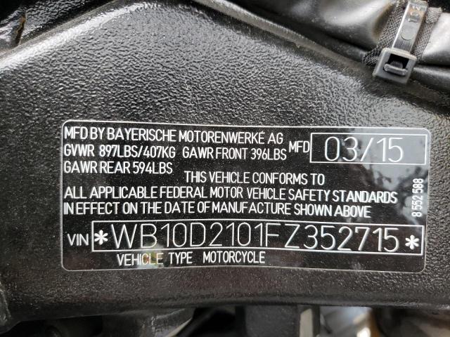 2015 BMW S 1000 RR - WB10D2101FZ352715