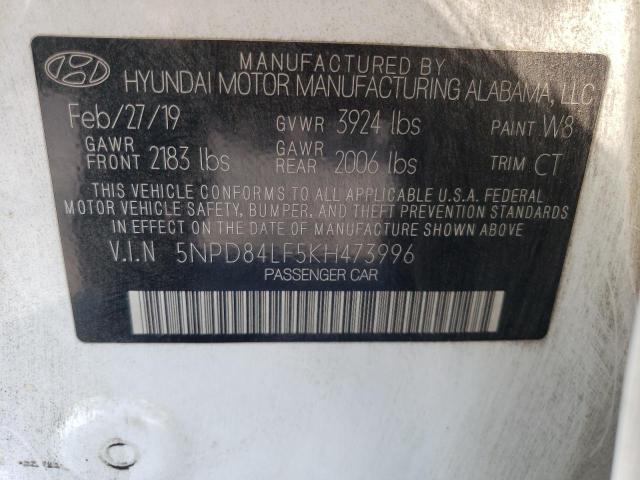 5NPD84LF5KH473996 Hyundai Elantra SE 13