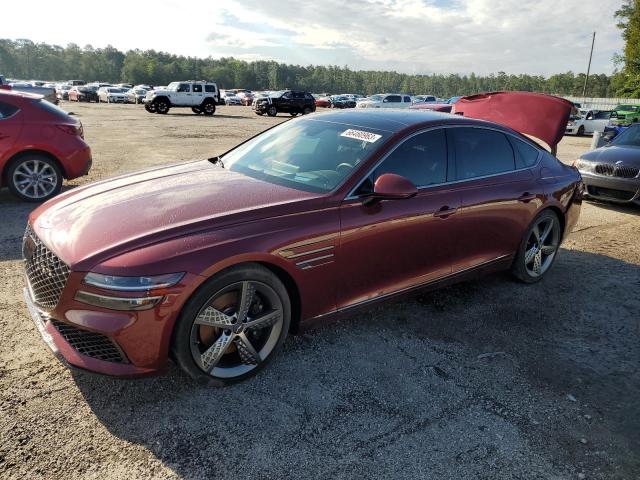  GENESIS G80 2023 Червоний