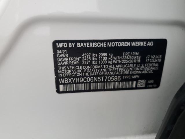 VIN WBXYH9C06N5T70586 2022 BMW X2, Sdrive28I no.12