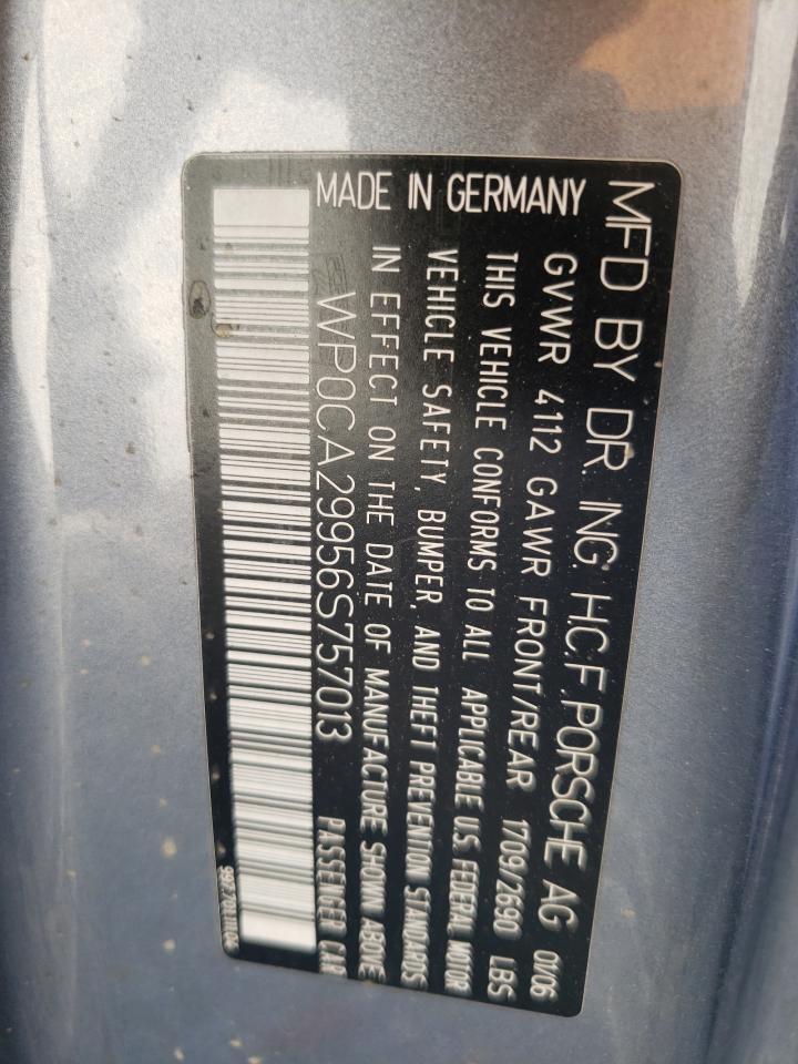 wp0ca29956s757013 WP0CA29956S757013 2006 Porsche 911 New Generation Carrera Cabriolet