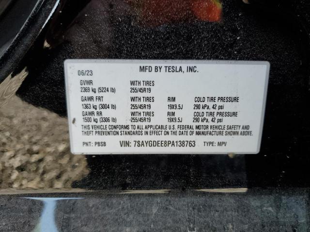 2023 TESLA MODEL Y - 7SAYGDEE8PA138763