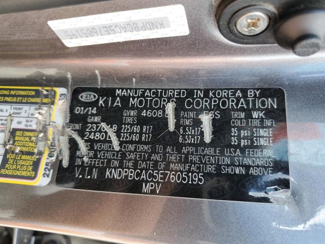 KNDPBCAC5E7605195 KIA Sportage Lx