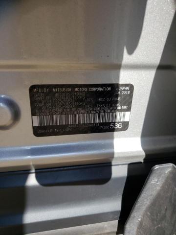 JA4AT4AA6JZ046174 Mitsubishi Eclipse Cross Le