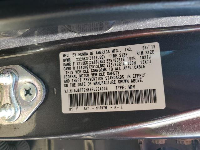 5J6TF2H58FL004306 Honda Crosstour Exl