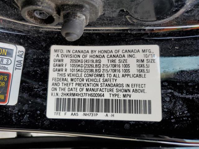 2HKRM4H37FH600964 Honda CR-V LX
