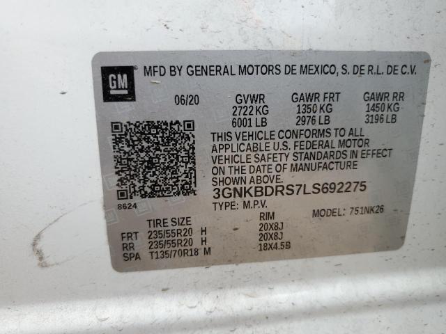 2020 CHEVROLET BLAZER 3LT - 3GNKBDRS7LS692275