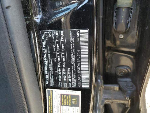 VIN 4JGDA5HB4DA169614 2013 Mercedes-Benz ML-Class, ... no.13