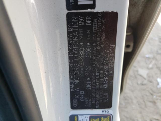 KNAFK4A68E5141551 KIA FORTE LX
