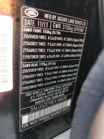 SALGS2EF8EA148439 Land Rover Range Rover Supercharged
