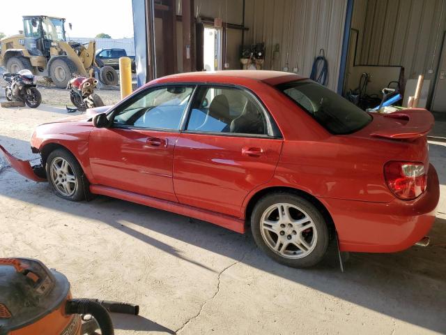 VIN: JF1GD29695G522880 Auction: COPART Lot: 65828483 Location: WI - APPLETON JF1GD29695G522880 SUBARU WRX 2005 RED Photo 2
