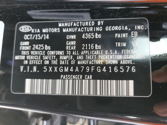 5XXGM4A79FG416576 KIA Optima Lx