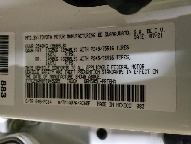 2021 TOYOTA TACOMA DOU - 3TYCZ5AN8MT045205