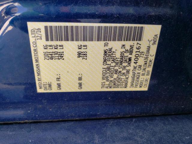 1N4AA6AP7HC400167 Nissan Maxima 3.5s