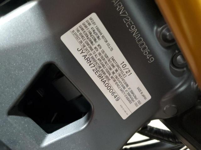 2022 YAMAHA MT09 D - JYARN72E9NA000649