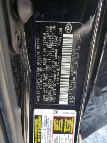  TOYOTA CAMRY 2019 Чорний