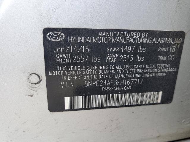 5NPE24AF3FH167717 | 2015 HYUNDAI SONATA SE