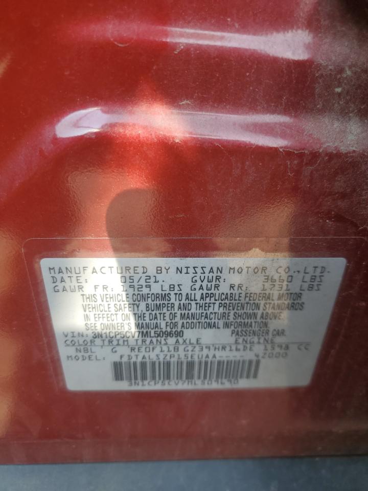 3N1CP5CV7ML509690 NISSAN KICKS 2021