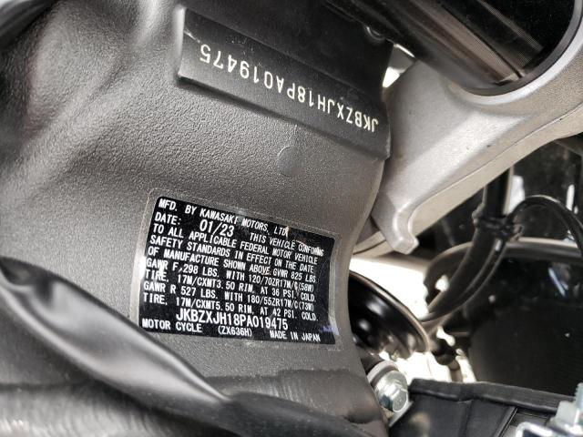 2023 KAWASAKI ZX636 K - JKBZXJH18PA019475
