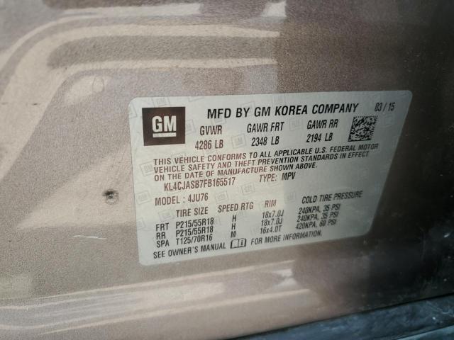 KL4CJASB7FB165517 Buick Encore
