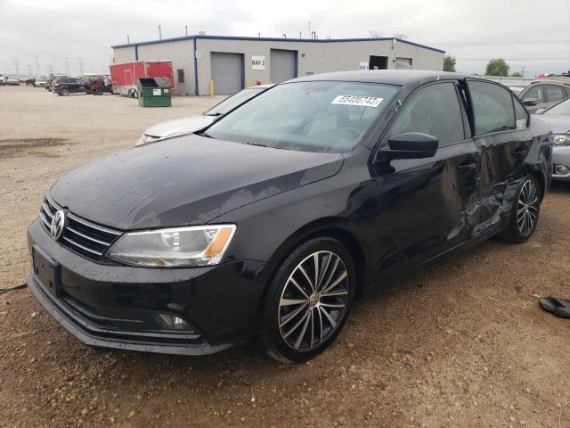  VOLKSWAGEN JETTA 2016 Черный