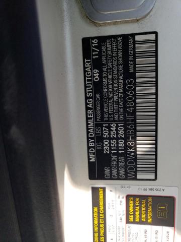 WDDWK8HB6HF480603 Mercedes-Benz C 63 AMG-S