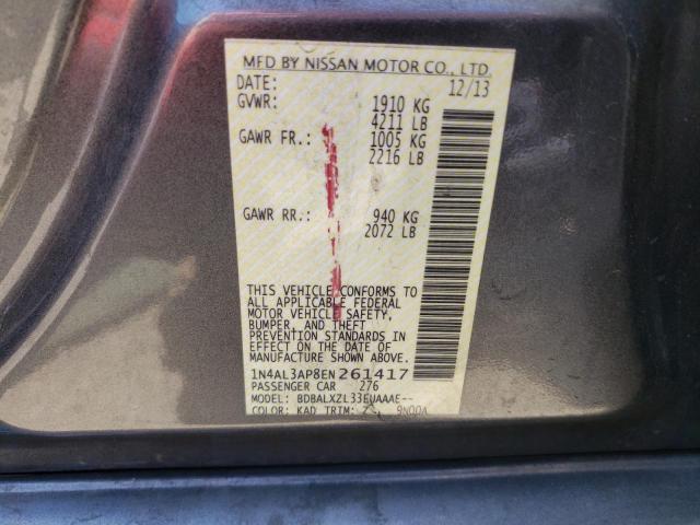 1N4AL3AP8EN261417 Nissan ALTIMA 2.5