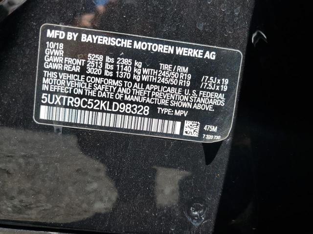 5UXTR9C52KLD98328 2019 BMW X3, photo no. 12