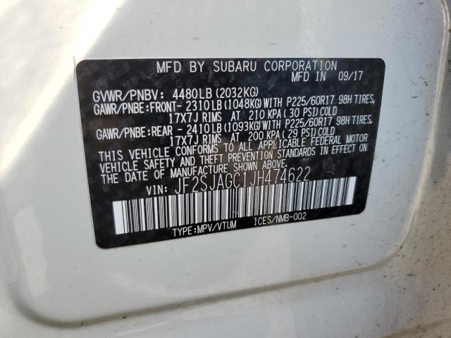 JF2SJAGC1JH474622 Subaru Forester 2.5i Premium