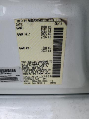 1N4AL3AP1FC127958 Nissan ALTIMA 2.5