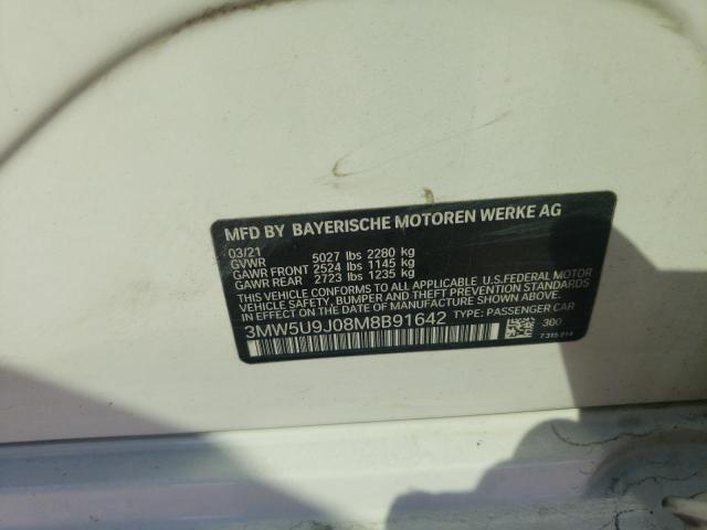 3MW5U9J08M8B91642 BMW M340XI