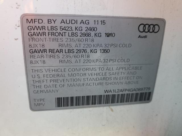 WA1L2AFP4GA089779 2016 AUDI Q5, photo no. 13