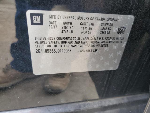 2018 CHEVROLET IMPALA LT - 2G1105S33J9119962