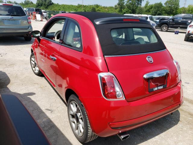 Кабріолети FIAT 500 2017 Червоний