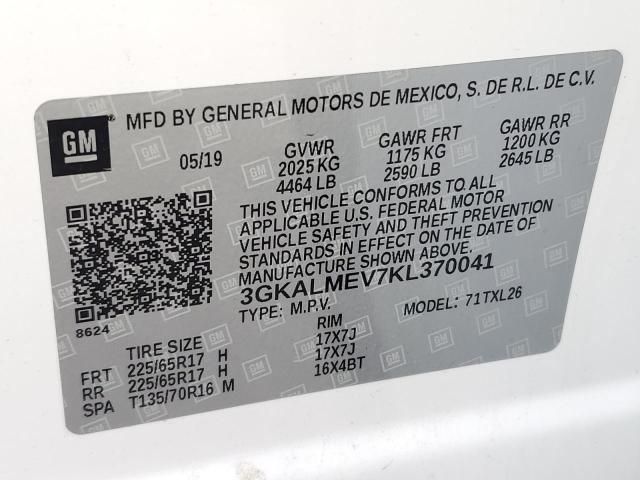 3GKALMEV7KL370041 GMC Terrain SL 13