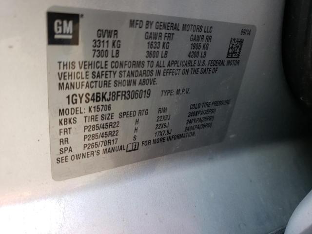 2015 CADILLAC ESCALADE L - 1GYS4BKJ8FR306019