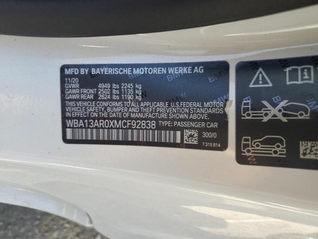 2021 BMW M440XI WBA13AR0XMCF92838