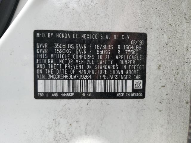 2020 HONDA FIT SPORT - 3HGGK5H63LM709264