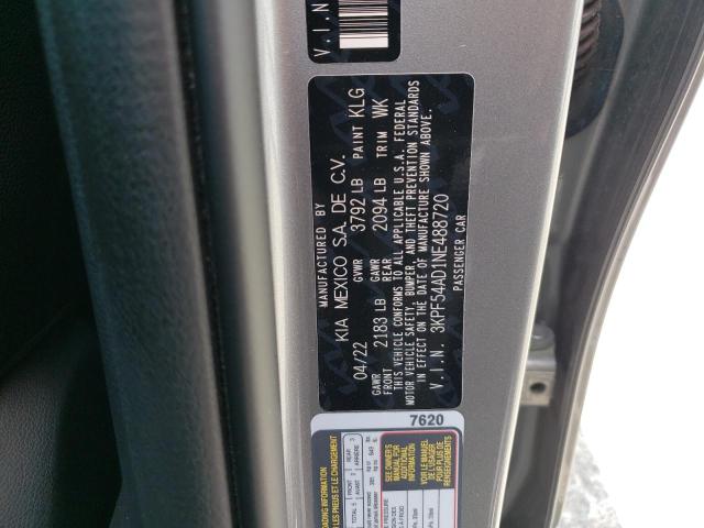 3KPF54AD1NE488720 KIA Forte Gt Line