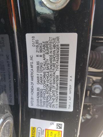 1HGCV1F50JA079268 Honda ACCORD EXL