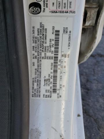 3FADP4EJ0JM122657 Ford FIESTA SE