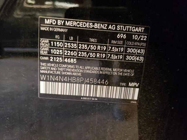 W1N4N4HB8PJ458446 Mercedes-Benz Gla 250 4matic