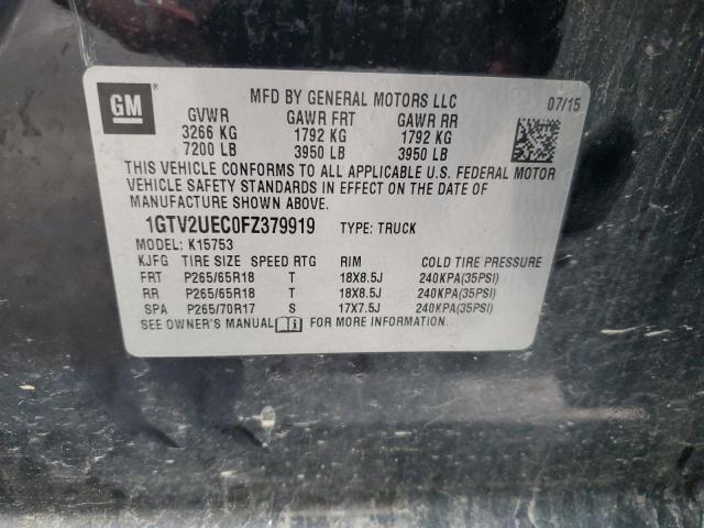2015 GMC SIERRA - 1GTV2UEC0FZ379919